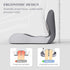 Generic Orthopedic Cushion for Improves Sitting Posture Ergonomic Memory Foam Seat Cushions with Lumbar Support Pillow
