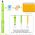 Inkless Forever Pencil, 6 Sets, Reusable Infinite Pencil with Eraser, Extra 6 Replaceable Nibs