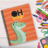 Softcover Oh Snap 8.5" x 11" Punny Spiral Notebook/Journal for Kids, 120 Wide Ruled Pages, Durable Gloss Laminated Cover