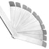 Create idea Stainless Steel Feeler with 26 Blades Dual Sided Gage Laser Reading Combination Feeler Offset Gauge Metric
