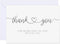LUXAVELLA 12 PACK Thank You Cards Wedding with Envelopes& Stickers, Wedding Vendor Thank