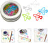 EXCEART 24pcs Plane-shaped Paper Clips, Portable File Clamp for Office Supply