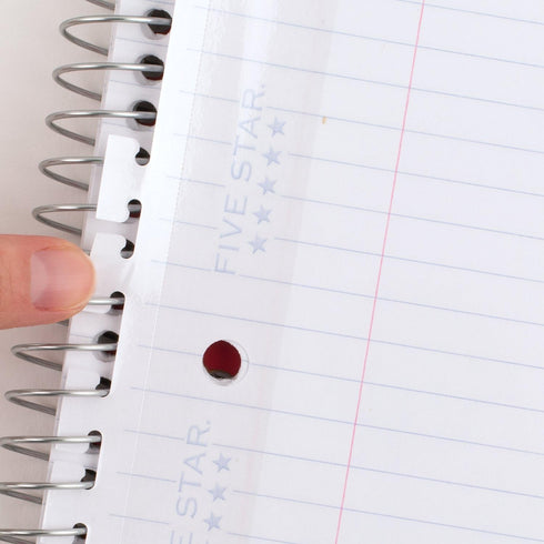 Five Star Insertable Loose Leaf Paper - College Ruled Filler Paper, 8-1/2" x 11", 75 Sheets