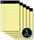 iScholar Canary Legal Pad - 5 Pack (95805)