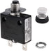 20 Amps Thermal Circuit Breaker, Thermal Overload Protector Push Button Manual Reset Circuit Breaker 32V DC 125/250V AC 20A 3Pcs