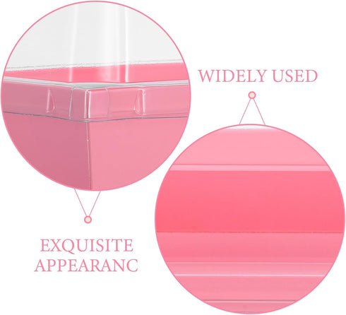 50pcs Zerodeko Rectangular Bakery Boxes with Lids, Large Disposable Food Containers for Sandwiches, Pastries, Wraps