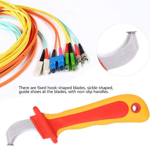 Electricista Knife IEC60900 1000V, Anti Magnetic Fast Strip Cable Stripper Cutter, Insulation Electrician Knife, Cable