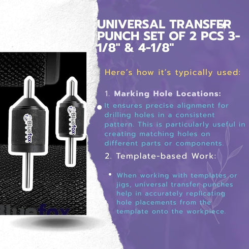 Set Universal Transfer Center Aligner Punch Hardened Pin Machine Tools Range