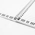 Exquisite 2 in 1 Music Theme Stationery Gift Box Set, Loose Leaf Notebook and Roller Ball Pen for Father's Day