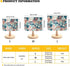 Suhoaziia Bulb Brown Cow Print Shade Lampshade Cover Wall Lamp Candle Shade for Floor Lamp Christmas Modern Home Living