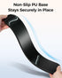 Set Wrist Rest for Keyboard and Mouse, Ergonomic Wrist Support with Memory Foam, Silky Lycra Cover, Non-Slip Base
