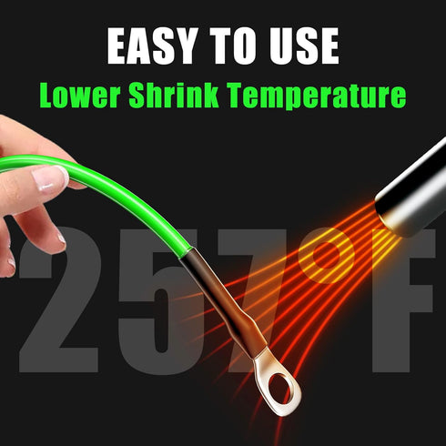 ELECFUN Waterproof Heat Shrink Tubing Kit, 365 pcs, 3:1 Dual Wall Tube for Wires, Marine Grade, 7 Sizes