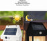 IP65 Diydeg Solar Wall Lantern Lights, Outdoor Wall Sconce, LED Solar Lights Outdoor Exterior Security Lamps Wall Mount