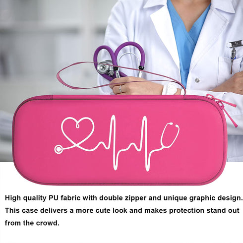 3M BOVKE Travel Carrying Case Compatible with Littmann Classic III,MDF Acoustica Deluxe Stethoscopes - Extra Room