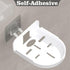 Nokiils 4 Pcs Security Camera Wall Mount, Baby Monitor Wall Mount, Adhesive Small Wall Shelf for Bedroom Kitchen Living