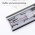 KDDEON 1 (18in/450mm) Pair Silent Ball Bearing Full Extension Soft Close Furniture Drawer Slides,Side Mount Drawer