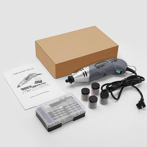 XSSIVE 160W 195pcs 3D Rotary Tool Kit with Accessories, Variable Speed, Corded Electric Multifunctional Tool For DIY