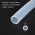 0.9m(3.3ft) 16mm(5/8") ID x 20mm(3/4") OD Silicone Tubing Clear Industrial Plastic Tubing Pure Silicone Hoses for Pump Siphoning Draining Irrigation Brewing
