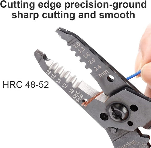 JRready Wire Accessory Tool, Electronic System Connector Application Tool, Multi-Function Precise Stripper