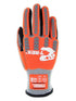 MAGID T-REX Flex Series Ultra-Lightweight Impact Gloves, Foam Nitrile Palm Coating Size 8/M
