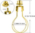 Bulb 2 Pack Lamp Shade Light Clip Adapter, Lampshade Holder Include Finial and Leveller to Securely Fit Lamp Shades