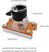 Trimmer 2 1 65mm Trimming Wood Router Base, in Compact Wood Palm Router Base Router Slotting Bracket for Cabinet