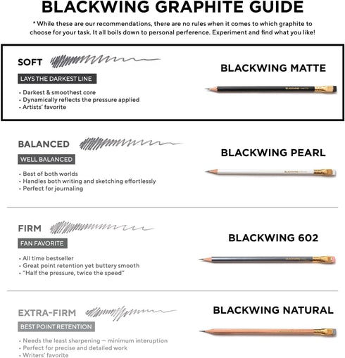 Blackwing Matte Pencils - 12 Count