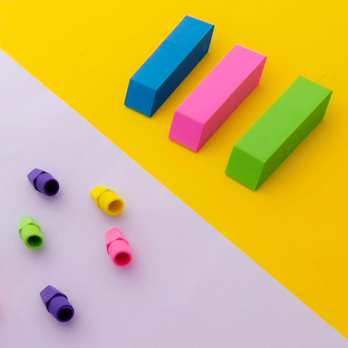 BAZIC Eraser Sets Neon Eraser (2234)