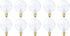 Simba Lighting Small Globe G16.5 Round Bulb 40W E12 Candelabra Base (10