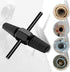 Dual-Use Broken Screw Extractor for 1/2 Inch and 3/4 Inch Pipes, Effortless Removal of Stubborn Bolts