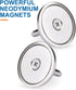 E BAVITE Magnetic Hooks, 100 LB(45KG) Heavy Duty Magnetic Hooks with Countersunk Hole Eyebolt, Perfect for Home, Kitchen, Workplace, Office and Garage, Pack of 10 by E BAVITE