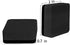 Dry Erase Erasers, 48 Pack Magnetic Whiteboard Cleansers, Small Dry Erase Erasers, Magnetic Erasers (Black).