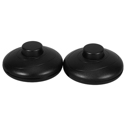 KICHOUSE 2pcs Inline Foot Pedal Push Button Switch for Floor Lamp Control