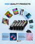 PGI-270XL/CLI-271XL 5 Color Value Pack Compatible Replacement for Canon 271 Ink Cartridges for PIXMA MG7720 TS6020