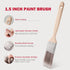 4 Inch 12-Piece Set 6 1.5" Mister Rui Paint Roller Kit, Mini Roller with Microfiber Sleeves, Tray, Liner & Cover