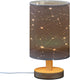 Table Lamp with USB Port Bedside Lamp Shining Stars Small Nightstand Lamp Desk Lamp for Kids Room Bedroom Office Living