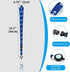 ZHEMEILU 15 Set Pcs Cruise Essentials Accessories Kit Must Haves Include Non-Surge Power Strip, Retractable Cruise
