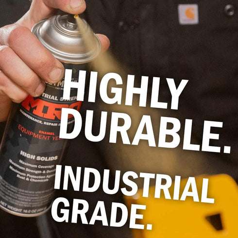 SEYMOUR 620-1418 Industrial MRO High Solids Spray Paint, Light Machinery Gray 16 Ounce