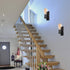 Mengjay E26 Bulb) Vintage Wall Lamp, Industrial Retro Metal Design Wall Spot, Interior Lighting for Living Room Bedroom