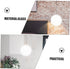 80mm Bulb PRETYZOOM Frosted Glass Globe Lamp Shade, Milky round Sphere, Diameter Replacement Cover for Ceiling Fan