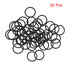 uxcell Nitrile Rubber O-Rings 8mm OD 6mm ID 1mm Width, Metric Sealing Gasket for Automotive Machine Plumbing, Pack of 50