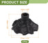 4Pcs 0.55 Inch uxcell Camping Chair Feet, Plastic Furniture Leg Covers for Legs, Anti-Sinking Frog Feet for Outdoor