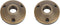 Sturdy Cast Brass Surface Mounting Plate, Low Voltage Landscape Lighting Accessories, Antique Bronze (2pcs)