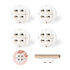 Self Adhesive Wheels, 4pcs Mini Swivel Adhesive Caster Wheels for Small Appliances, Furniture Bins