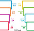 TOTiyea 32 Pack Magnetic Dry Erase Labels - Name Magnets for Whiteboards, 3 x 5 Inches, Back to School