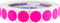 ChromaLabel 0.75 Inch Round Label Removable Color Code Dot Stickers, 1000 Labels per Roll, Fluorescent Pink