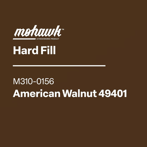 M MOHAWK M310-0156, 1 Count Mohawk Hard Fill Wood Touch Up Sticks, American Walnut