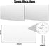 Metal Pegboard Panels, 24”×12” Pegboard Wall Organizer, 2 Pcs Large Metal Peg Board for Home, Garage Tool Storage