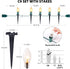 25.7 C9 20 20 Commercial Brightown Christmas Pathway String Lights Outdoor - Ft. Clear Lights with Stakes Connectable