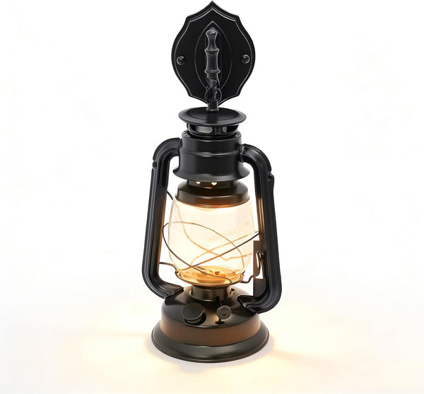 YUASDUU Rustic Wall Sconces Lantern Light, Outdoor Wall Sconce with E27 Base and